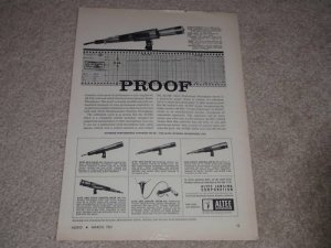 Altec 884a Microphone Ad, 1961, Article,Specs,681a,683a