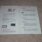 AR 1966 booklet,12 pgs, Turntables, Speakers,AR3,2,4