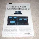 McIntosh MC1000,MC7300,7150,7100,7106 Amp Ad from 1992