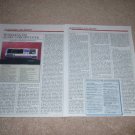Pioneer SX-V90 A/V Receiver Review,2 pgs,1984