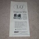 Gray Ad, 1956, 6"x11", Dynamic Amplifier, Specs, Info