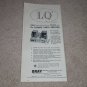 Gray Ad, 1956, 6"x11", Dynamic Amplifier, Specs, Info