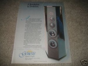 Genesis III Rare speaker Ad from 1992