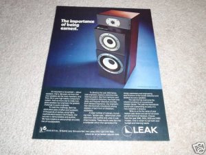 LEAK 3080 speaker Ad from 1977