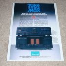 Sansui C-2102 Preamp,B-2102 Amplifier Ad,1985,Article