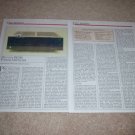 Proton D1200 Amplifier Review, 1986, 2 pgs, Full Test