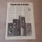 AR Vertical Speaker Ad from 1979,AR9,AR92,AR91,AR90