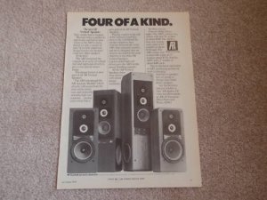 AR Vertical Speaker Ad from 1979,AR9,AR92,AR91,AR90