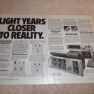 Carver Ad,4000t,C-9,C-1,Receiver 2000,Sonic Holog,2 pgs