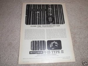 Shure V-15 type II Ad from 1968, article, 1 page