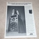JVC Ultimate Speaker Ad, 1971, 4 way,5 speaker, Article