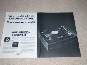 Miracord 50H II Turntable Ad, 1971, Article, 2 pgs