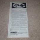 Rabco SL-8e,ST-4 Turntable Ad, 1971, Article, 6"x11"