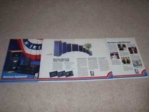 AR TSW Speaker Ad, 8 pgs, Info, Articles, Car, 1988