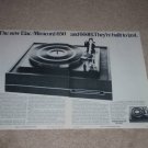 Elac/Miracord 650,660H Turtnable Ad, 1971,2 pgs, Info
