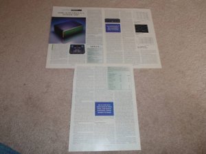 Ayre Acoustics V-3 Amplifier Review, 1994, 4 pgs, Specs