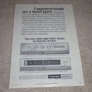 Harman Kardon Ad, 1964, A-1000t Amp,F-1000t Tuner,NICE!