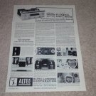 Altec 360 Amplifier Ad, 1964, Article, Specs, RARE!