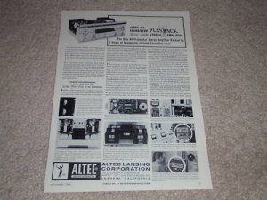 Altec 360 Amplifier Ad, 1964, Article, Specs, RARE!