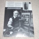KEF Model 107 Speaker Ad, Article, 1987, 1 page