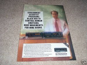 Pioneer 6 cassette Changer Ad from 1990,CT-M6r