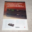 Hafler IRIS System Ad, Pre, Tuner, Remote,Article 1989