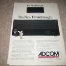 ADCOM GFA-555II Ad from 1992,GFA-555