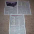 Yamaha R-8 Receiver Review, 1986, 3 pgs, Full Test