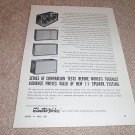 Electro-Voice Esquire 200,Regal,Leyton Spkr Ad fr 1960