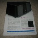 Krell FPB 600 Amp Ad from 1996, RARE! High End!