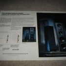Polk RTA 8t,11t Ad from 1989,2 pages,very nice!