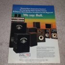 American Acoustics Labs Speaker Ad, 1982,Article, RARE!