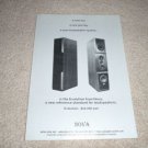 Nova Evolution Speaker Ad from 1996, Exotic! Rare!