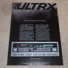 ULTRX R100 Receiver Ad, 1984, Article, Rare Ad