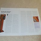Red Rose Rosebud II Speaker Review, 2 pgs, 2003, Rare!