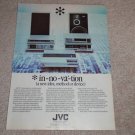 JVC System Ad, 1983, Ribbon Speaker,Receiver,Article