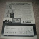 Yamaha Class A Amp AD, CA-2010 ad from 1978
