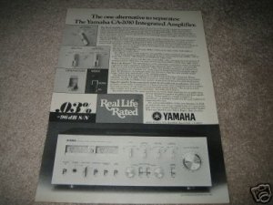Yamaha Class A Amp AD, CA-2010 ad from 1978