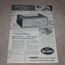 Scott 310-B Tuner AD, 1957,Article, Info, Beautiful!