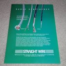 Straight Wire Maestro II,Virtuoso Ad, 1995, Article