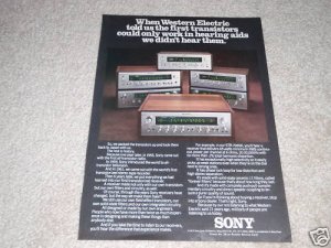 Sony STR-7065a Receiver Ad, 1975, color, specs