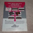 The Mod Squad Signature Line Drive,Prism,Duet Ad, 1989