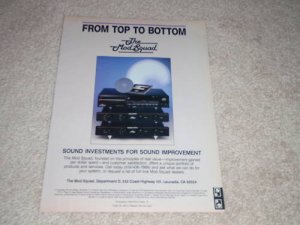 The Mod Squad CD, Preamp, Phono Amp Ad, 1987, Article