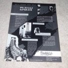 B&W CM1, CM2 Matrix Speaker Ad, 1987, Articles, Info