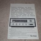 Fisher R-200-B World Band Receiver Ad, 1966,Article