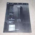 Jeff Rowland Model 7 Amplifier Ad, 1988, Rare Ad!