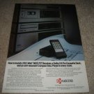 KYOCERA System Ad from 1987,Cassette,CD,Receiver 1987