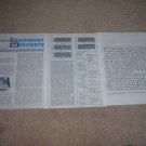 Rare Revox Review, G36 Open reel, 1966, 3 pgs, Specs