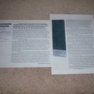 Acoustat Model Two Speaker Review, 1981, 2 pgs, Specs
