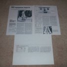 Akai GX-77 Open Reel Review, 1982, 3 pgs, Specs, Info